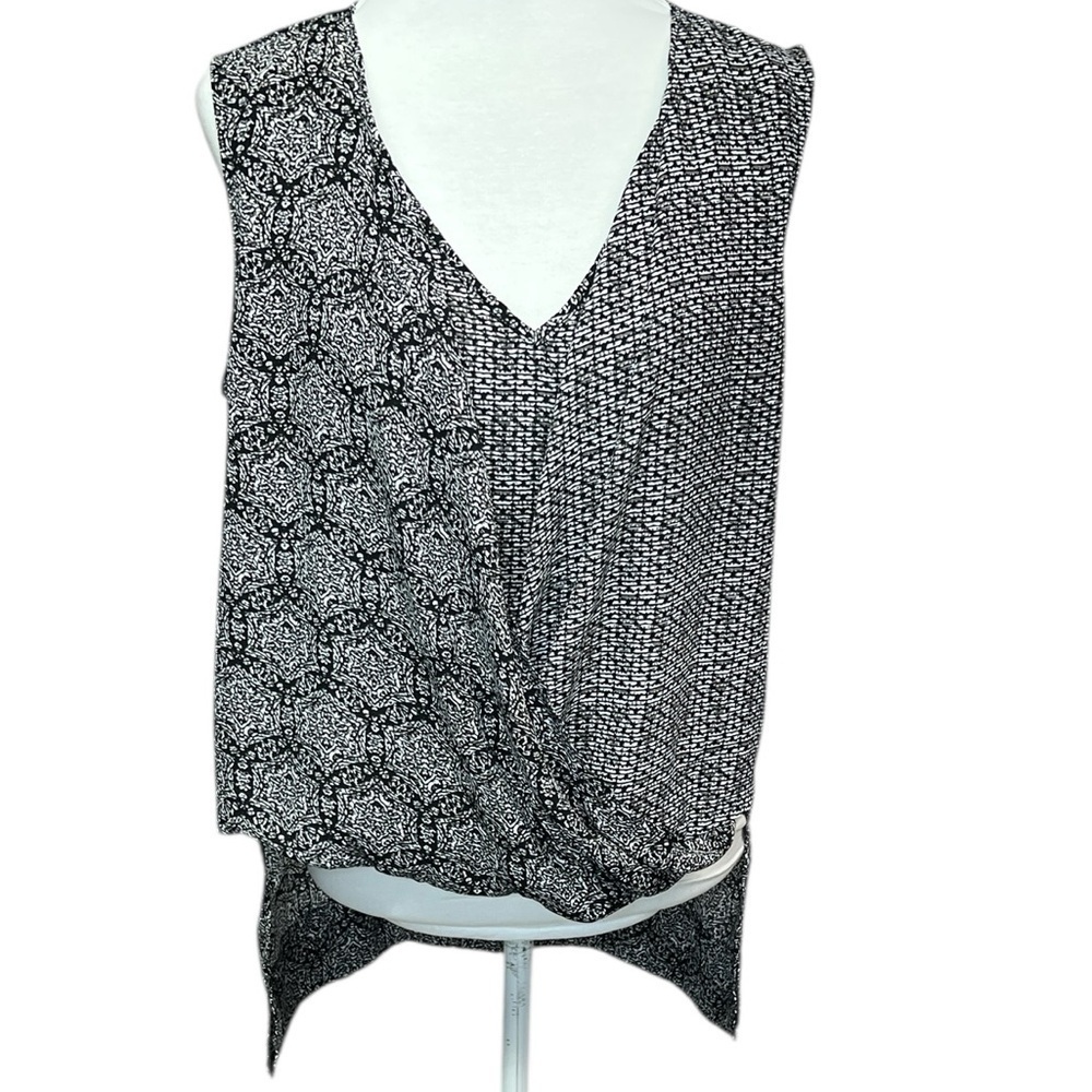 Philosophy Surplice Wrap Sleeveless Blouse